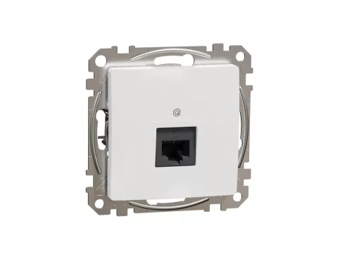 ÚJ SEDNA 1xRJ45 Cat5e UTP aljzat, fehér