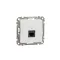 ÚJ SEDNA 1xRJ45 Cat6A UTP aljzat, fehér
