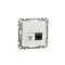ÚJ SEDNA RJ11/RJ45 Cat6 UTP kombinált aljzat, fehér