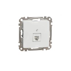 ÚJ SEDNA 1xRJ11 aljzat, fehér