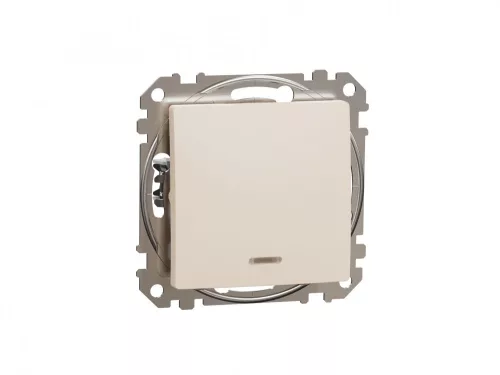 ÚJ SEDNA Váltókapcsoló, EF, 10AX, bézs