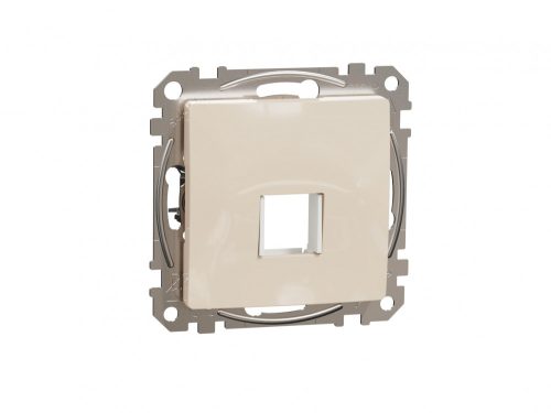 ÚJ SEDNA 1xRJ45 adapter, Keystone betétekhez, bézs