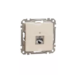 ÚJ SEDNA 1xRJ45 Cat6 STP aljzat, bézs