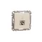 ÚJ SEDNA 1xRJ45 Cat6 STP aljzat, bézs
