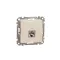 ÚJ SEDNA 1xRJ45 Cat6A STP aljzat, bézs