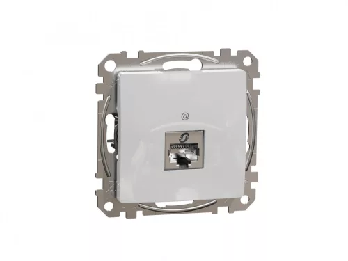 ÚJ SEDNA 1xRJ45 Cat6A STP aljzat, alumínium