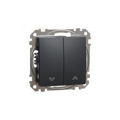 ÚJ SEDNA Redőnynyomó, rugós bekötés, 10AX, antracit