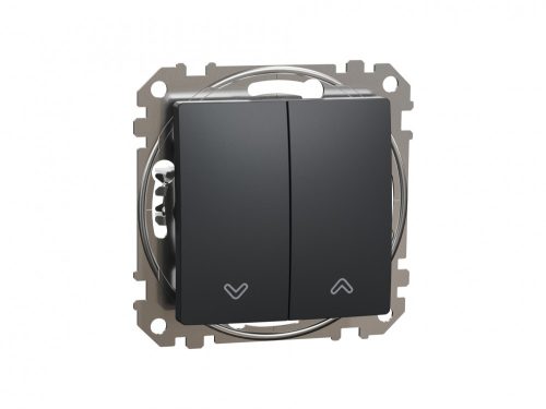 ÚJ SEDNA Redőnynyomó, rugós bekötés, 10AX, antracit