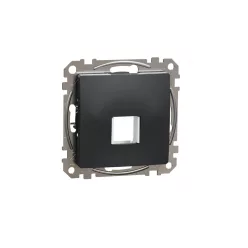 ÚJ SEDNA 1xRJ45 adapter, Keystone betétekhez, antracit