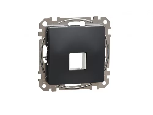 ÚJ SEDNA 1xRJ45 adapter, Keystone betétekhez, antracit