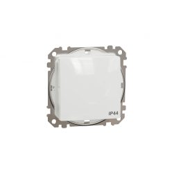   ÚJ SEDNA Egypólusú kapcsoló, rugós bekötés, 10AX, IP44, fehér