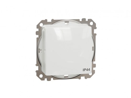 ÚJ SEDNA Egypólusú kapcsoló, rugós bekötés, 10AX, IP44, fehér