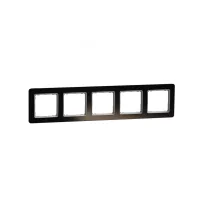 SEDNA ELEMENTS Ötös keret, univerzális, kristályfekete