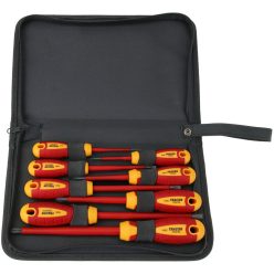   Csavarhúzó 8as szett, 1000V-raszig., CrV, SLPH, tartóban SL 2.5, 4, 5.5, 6.5, PH0-3, AC 1000V