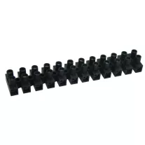 Sorozatkapocs H-profil 16mm2 fekete