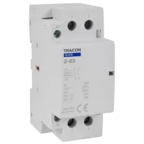   Installációs kontaktor 230V AC, 50Hz, 2 Mod, 2×NO, AC1/AC7a, 63A
