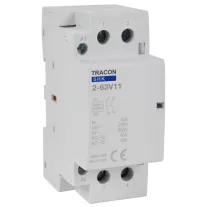   Installációs kontaktor 230V AC, 50Hz, 2 Mod, 1×NO+1×NC, AC1/AC7a, 63A