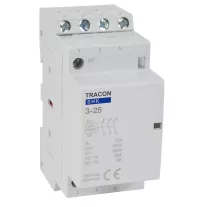   Installációs kontaktor 230V AC, 50Hz, 2 Mod, 3×NO, AC1/AC7a, 25A