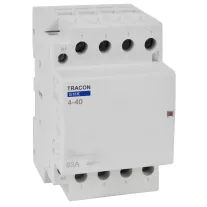   Installációs kontaktor 230V AC, 50Hz, 3 Mod, 4×NO, AC1/AC7a, 40A