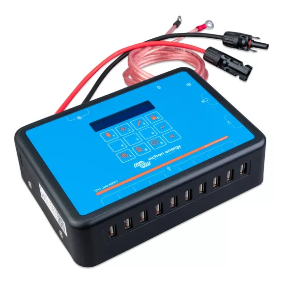 Sziget üzemű napelem rendszer MPPT 200W DC 12V