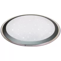   Díszperemes csillagos LED mennyezeti lámpa, vezérelhető 230 VAC, 60W, 4000lm, 3000/4000/6500K, 120°, IP20, EEI=G