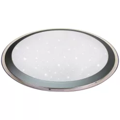   Díszperemes csillagos LED mennyezeti lámpa, vezérelhető 230 VAC, 60W, 4000lm, 3000/4000/6500K, 120°, IP20, EEI=G