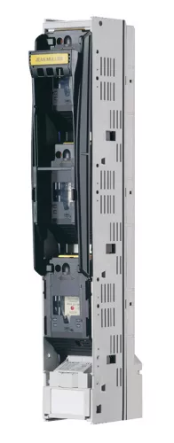Függőleges biztosítós szakaszolókapcsoló, egyszerre nyitás 500/690V AC, 220/400V DC, max.400A, 3P, 2, -V-