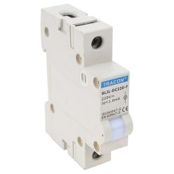 Sorolható ledes jelzőlámpa, fehér 220V DC