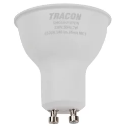   Műanyag házas SMD LED spot fényforrás SAMSUNG chippel GU10, 7W, 6500K