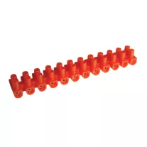 Sorozatkapocs U-profil 10mm2 piros