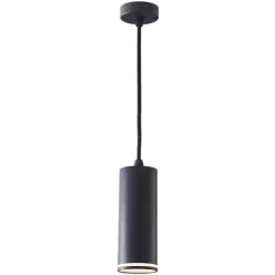   Függesztett spot lámpatest, fekete 100-240VAC, 50Hz, 1xGU10, max.35W