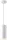 Függesztett spot lámpatest, fehér 100-240VAC, 50Hz, 1xGU10, max.35W