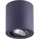 Mennyezeti spot lámpatest, hengeres, dönthető, fekete 100-240VAC, 50Hz, 1xGU10, max.35W