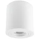 Mennyezeti védett spot lámpatest, hengeres, fehér 100-240VAC, 50Hz, 1xGU10, max.35W, IP44