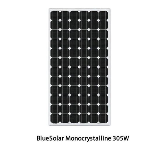 Monokristályos napelem panel Blue Solar 305W 20V