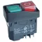 Biztonsági kapcsoló relével bepattintható, fekete kerettel 4PIN