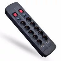 Hálózati elosztó 10db aljzat, 1.5m vezetékkel, villámvédelemmel