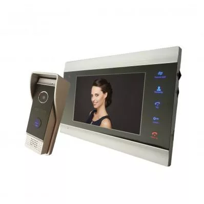 Kaputelefon szett egy készülékes video négy vezetékes 7 coll