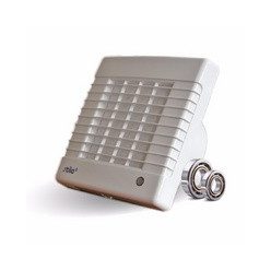   Ventilátor STILO 100 MATL automata zsalus, időkapcsolós AZ/WC mennyezeti, gördülőcsapágyas