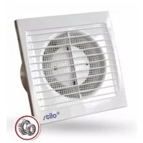   Ventilátor STILO 100 MTL időkapcsolós WC mennyezeti, gördülőcsapágyas