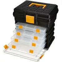 Stilo szerszámosláda 4 kihúzható szortimenterrel 14" 340x272x341