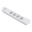 Hálózati elosztó kapcsolós 4db aljzat +2db USB port, 1.5m