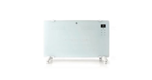 Smart (WiFi) üvegpanel fűtőtest  750/1500W távirányítóval fehér falra vagy álló kivitel