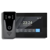   Kaputelefon szett video 2 vezetékes Wi-fi esővédővel 7 coll