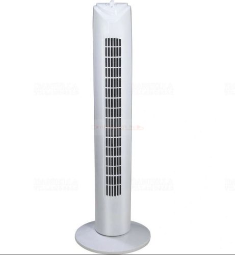 Oszlopventilátor 45W, 220-240V,, 80cm magas, 3 fokozatú, oszcilláló funkció, 1,6m vezetékkel