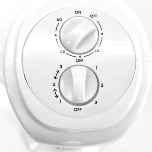 Oszlopventilátor 45W, 220-240V,, 80cm magas, 3 fokozatú, oszcilláló funkció, 1,6m vezetékkel