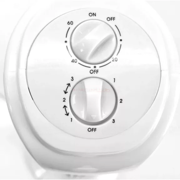 Oszlopventilátor 45W, 220-240V,, 80cm magas, 3 fokozatú, oszcilláló funkció, 1,6m vezetékkel