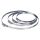 Fém bilincs rozsdamentes acél 90-110 mm