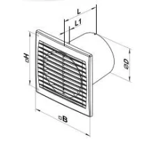 Ventilátor Időkapcsolós