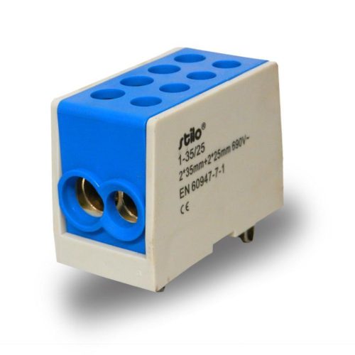 Fővezeték soroló sorkapocs 1-35 mm2 Kék